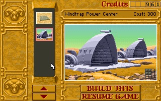 Dune II – Battle for Arrakis (Europe) (En,Fr,De) : Amiga Play Online in your browser