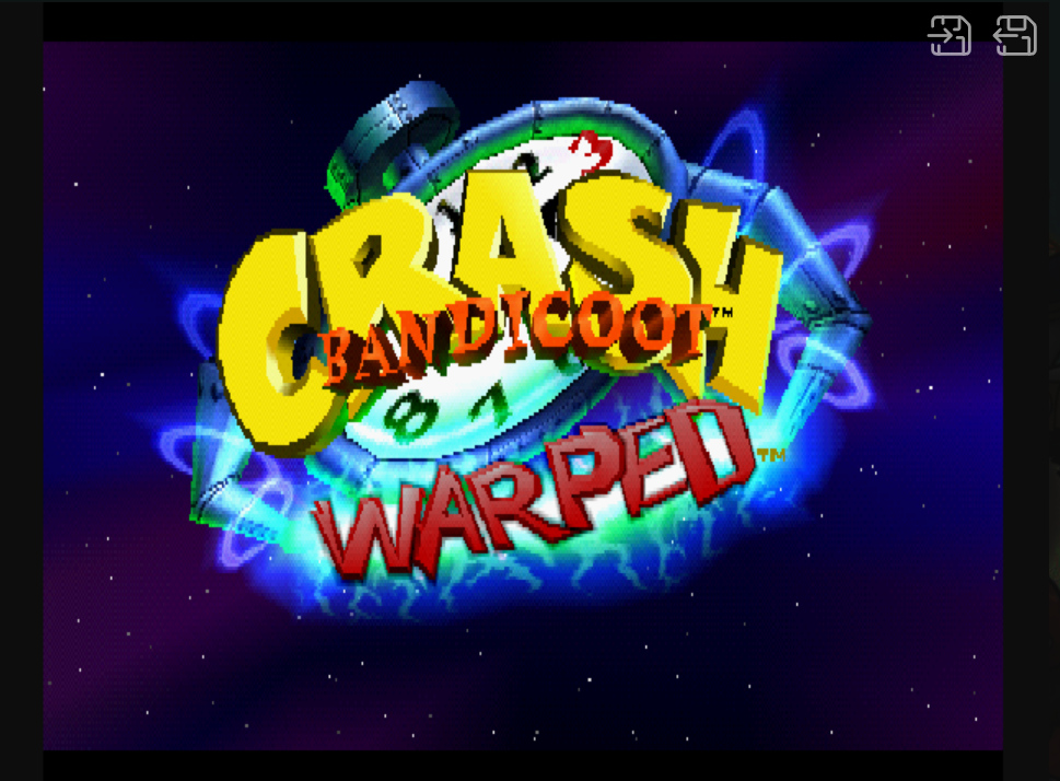 Crash Bandicoot 3 Warped : PlayStation 1 (PSX) Play Online in your browser