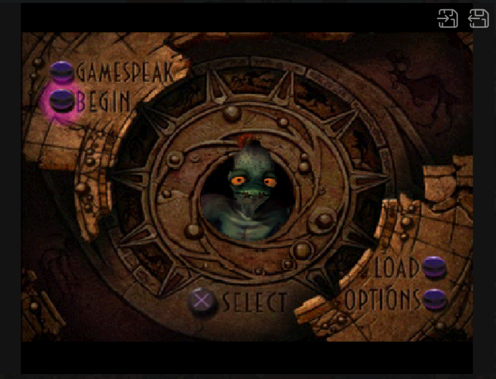 Oddworld – Abe’s Oddysee : PlayStation 1 (PSX) Play Online in your browser