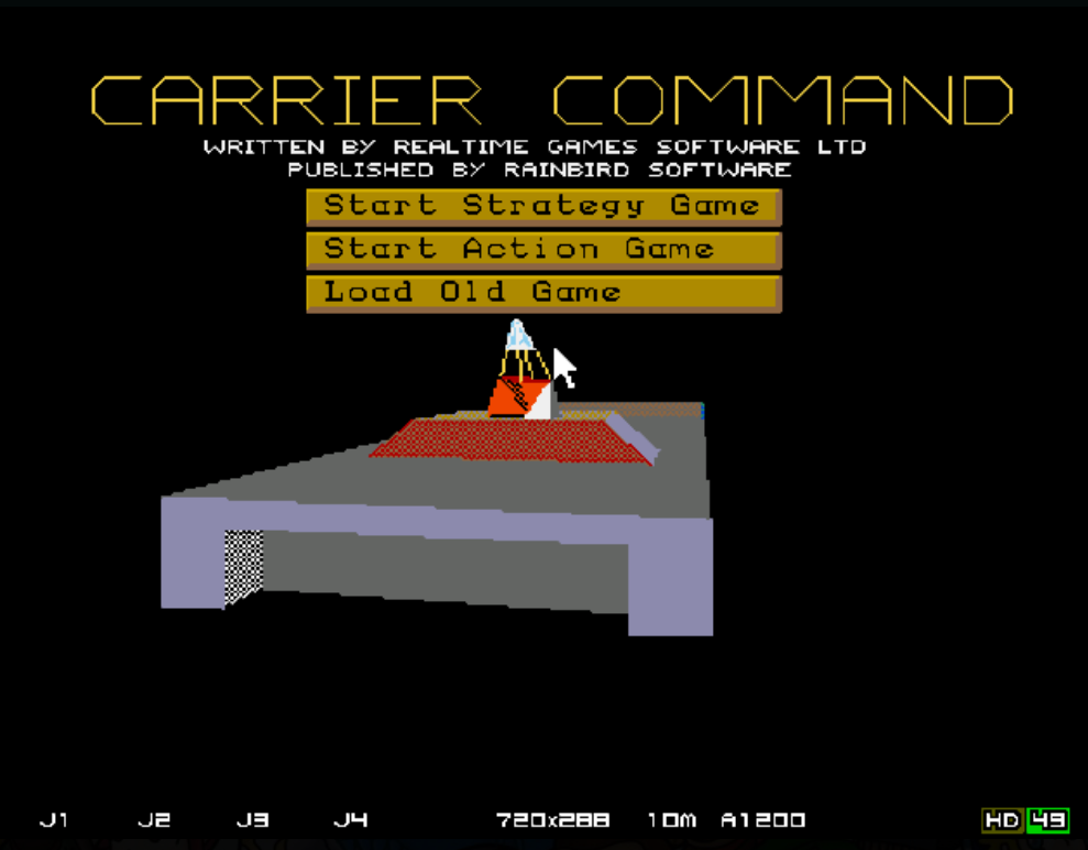 Carrier Command : DOS Game Play in Browser for FREE!