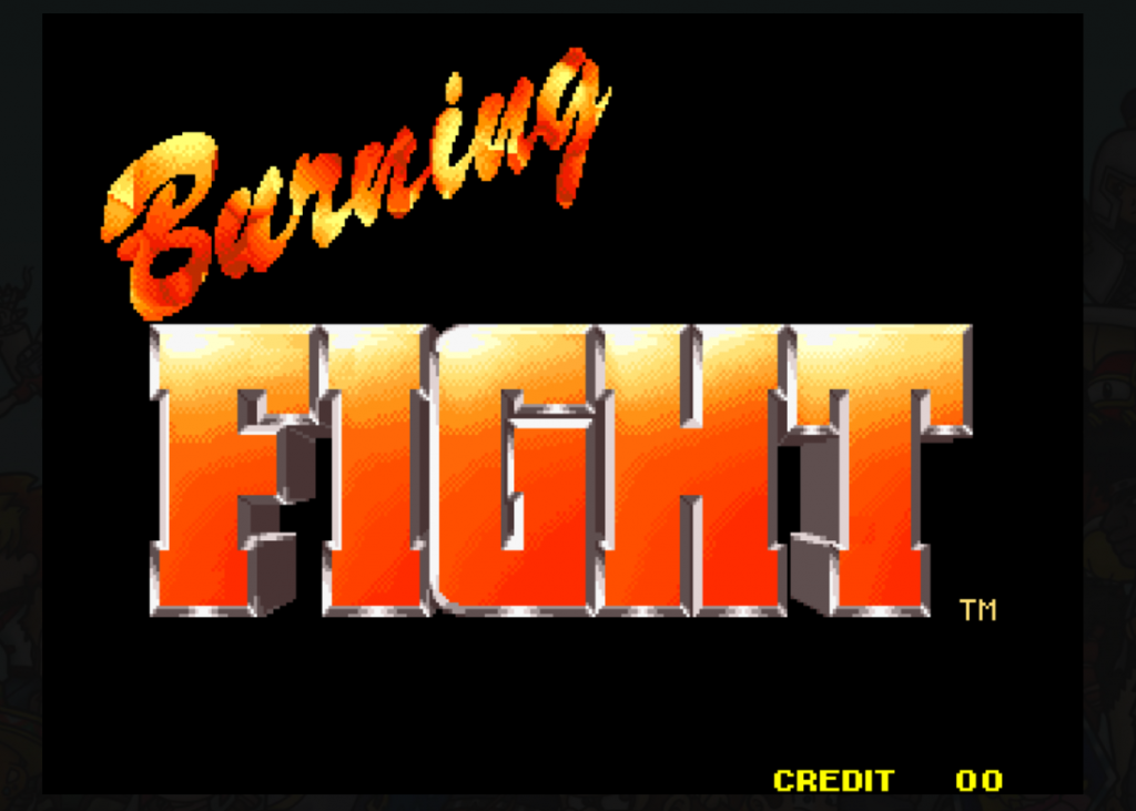 Burning Fight (set 1) : NEO-GEO Play Online in your browser