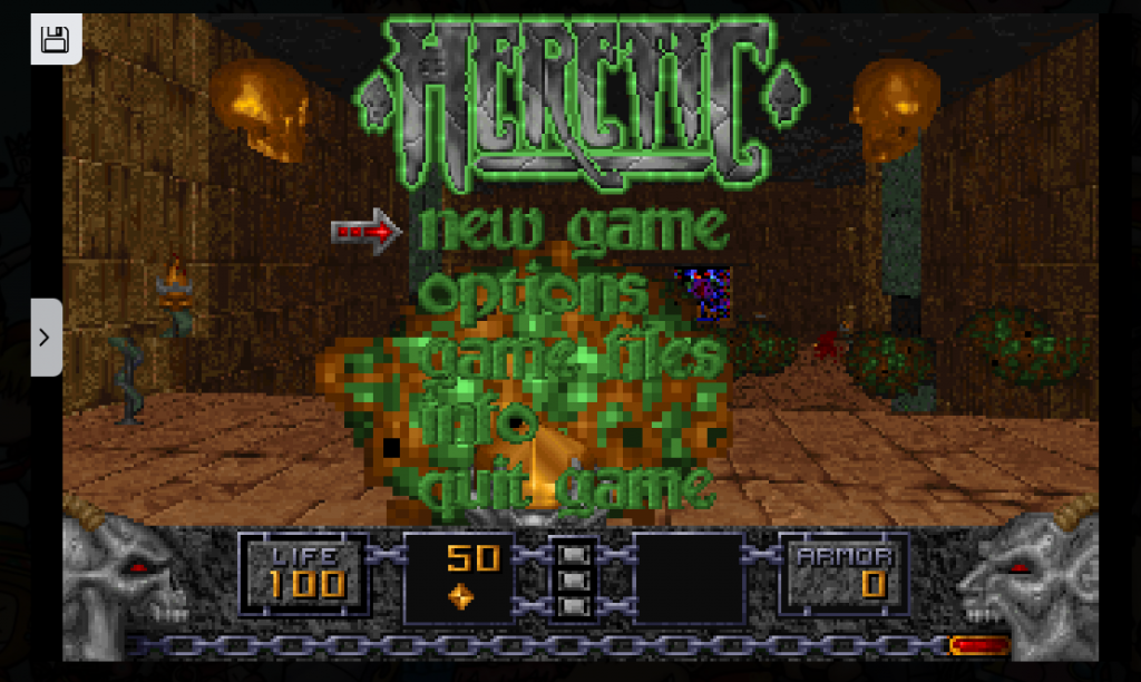 Heretic : DOS Game Play in Browser for FREE!