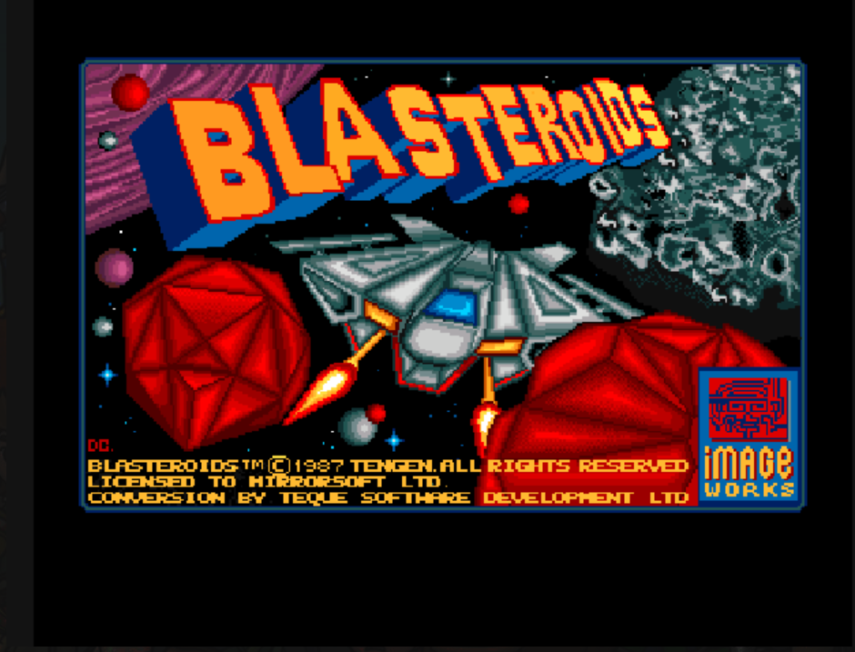 Blasteroids : Amiga Play Online in your browser