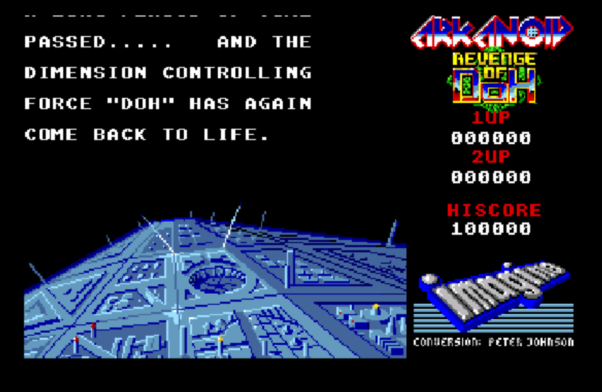 Arkanoid – Revenge of Doh (Europe) : Amiga Play Online in your browser