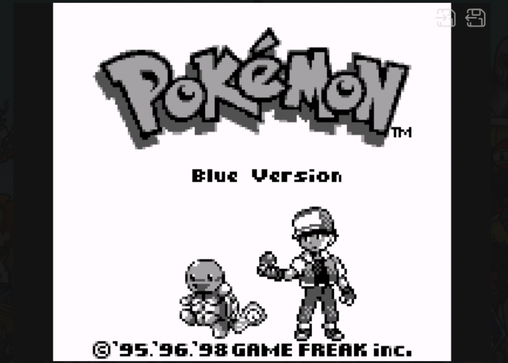 Pokemon – Blue Version : Gameboy Play Online in your browser
