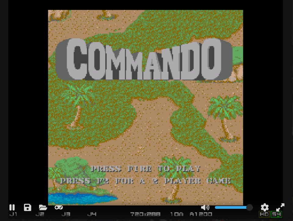 Commando : Amiga Play Online in your browser