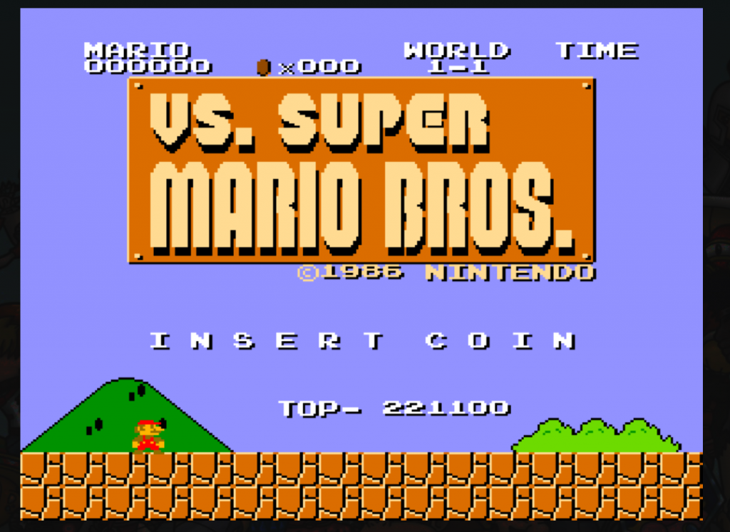VS. SUPER MARIO BROS : MAME-243 Play Online in your browser