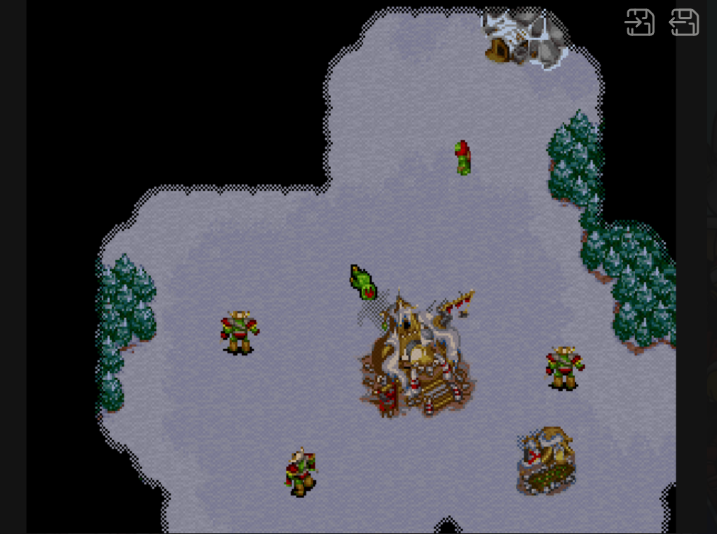 WarCraft II – The Dark Saga (USA) (En,Fr,De,Es,It) : PlayStation 1 (PSX) Play Online in your browser