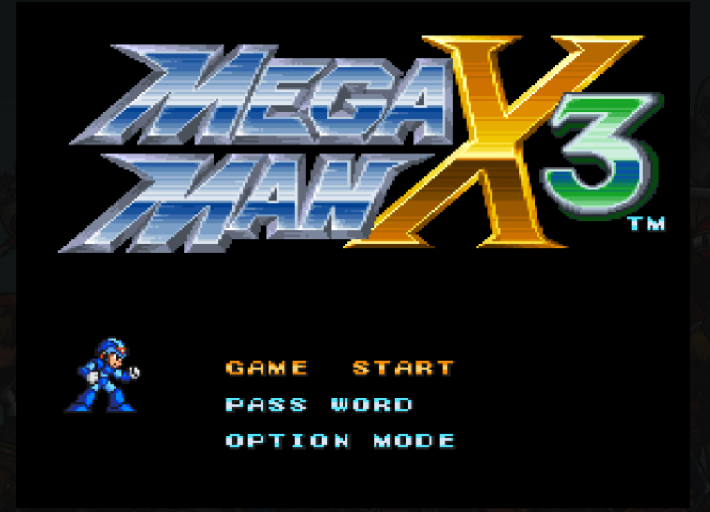 Megaman X3 (USA) : SNES Play Online in your browser
