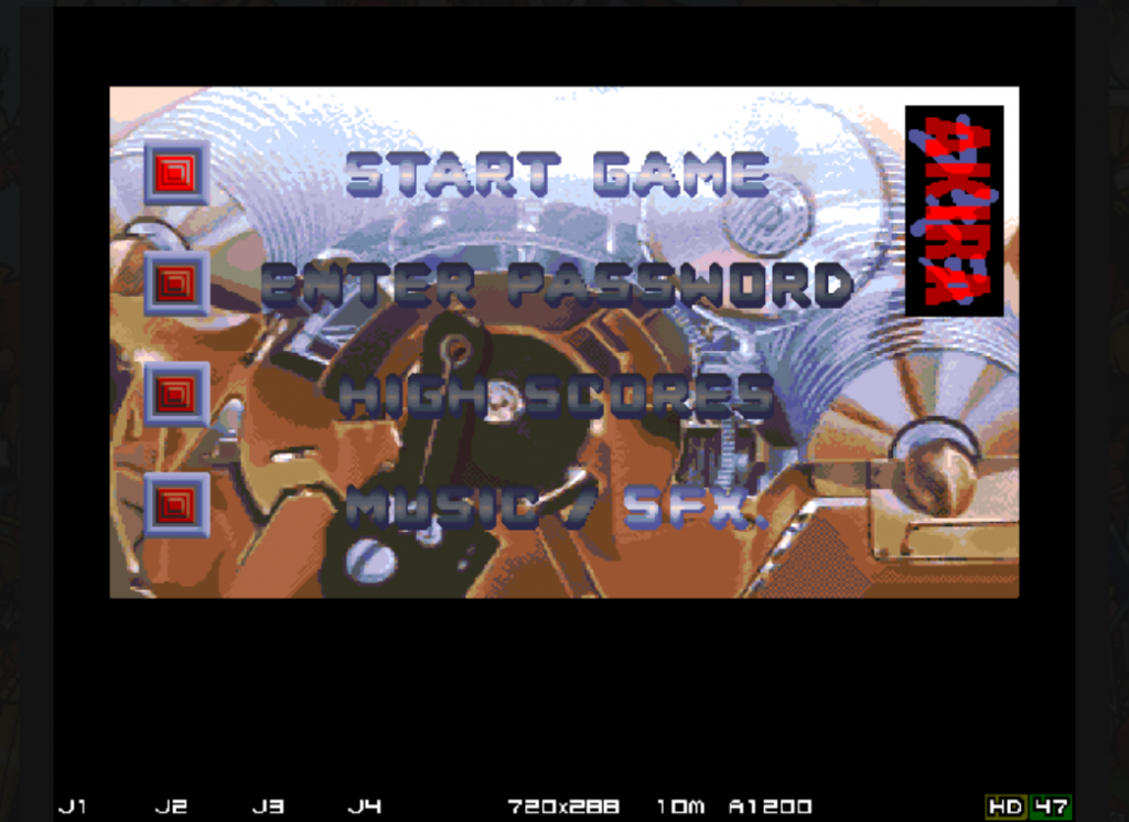 Akira v1.2 : Amiga Play Online in your browser