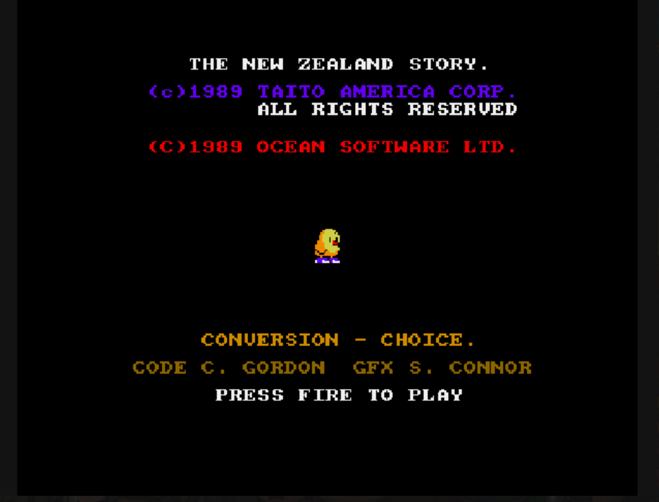 NewZealand Story : Amiga Play Online in your browser