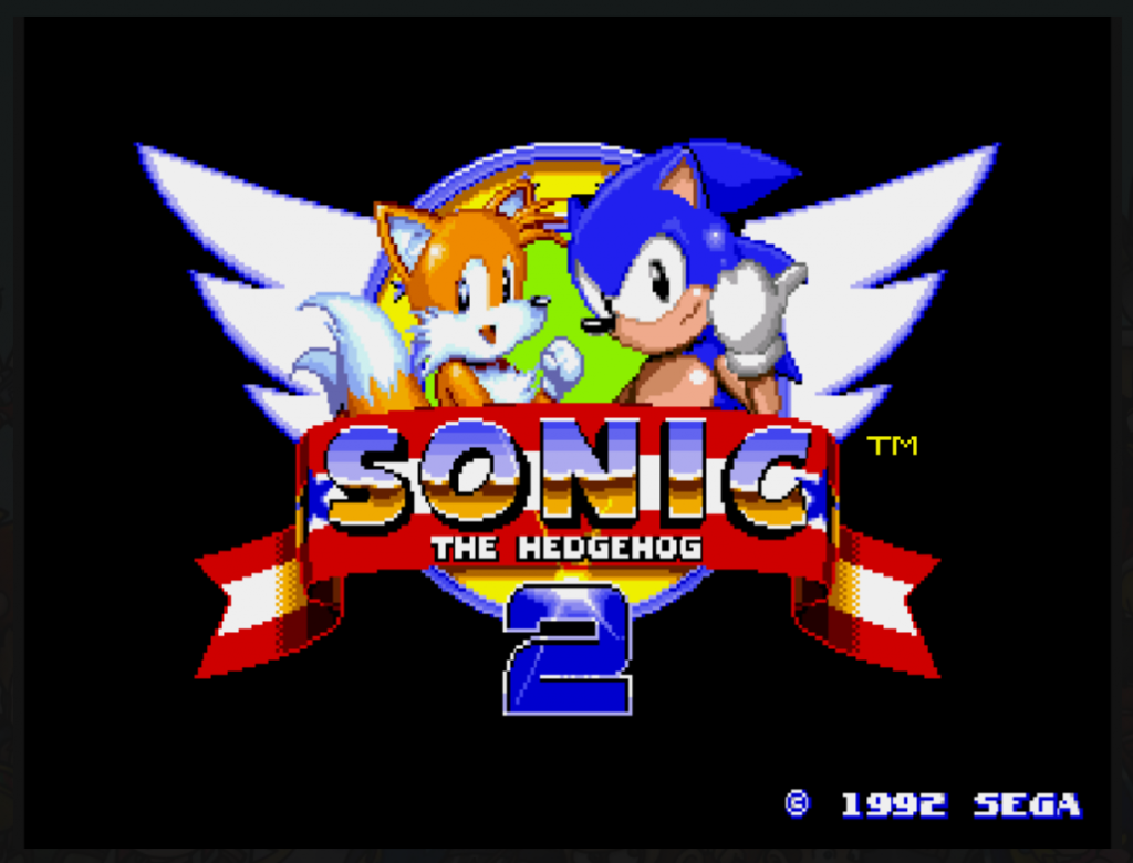 Sonic The Hedgehog 2 (World) : Sega MegaDrive (Genesis) Play Online in your browser