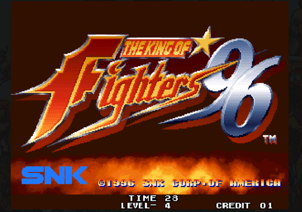 King of Fighters 96 : NEO-GEO Play Online in your browser