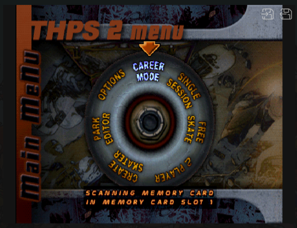 Tony Hawk’s Pro Skater 2 [U] : PlayStation 1 (PSX) Play Online in your browser