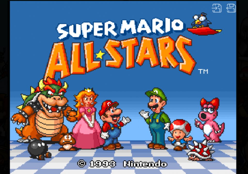 Super Mario All-Stars (U) [!] : SNES Play Online in your browser