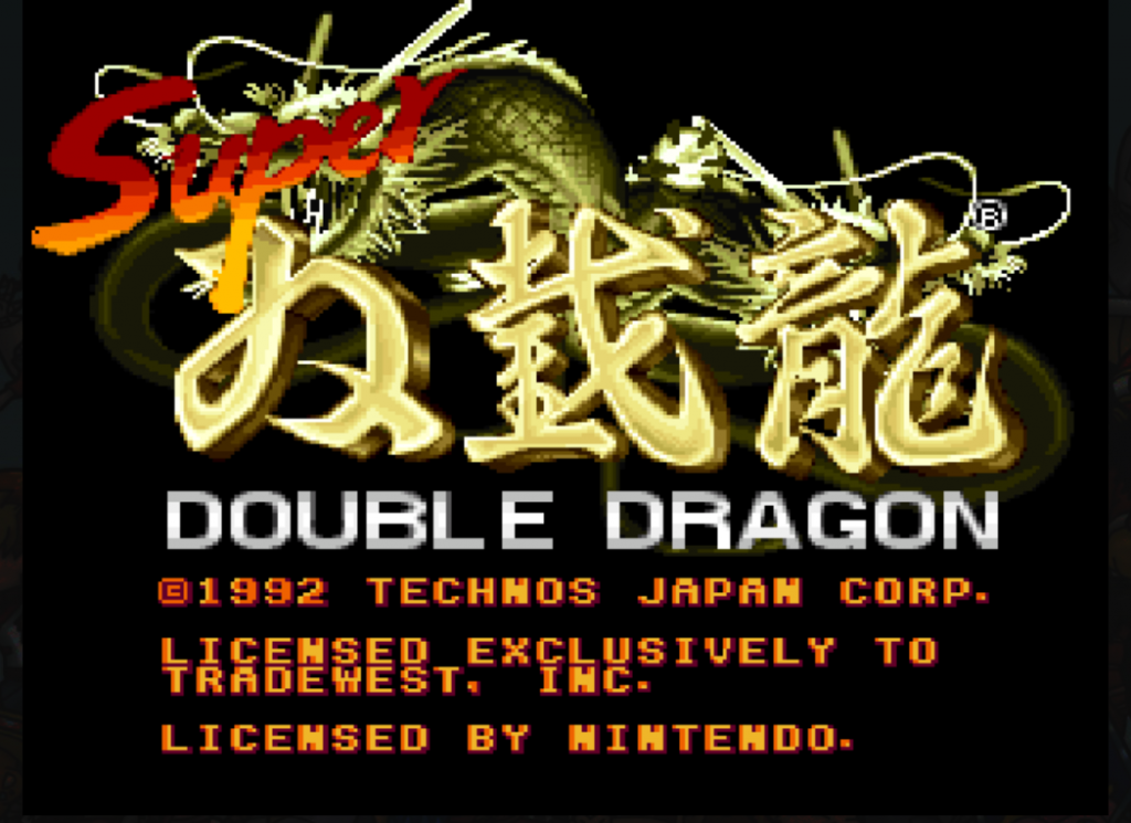 Super Double Dragon (USA) : SNES Play Online in your browser