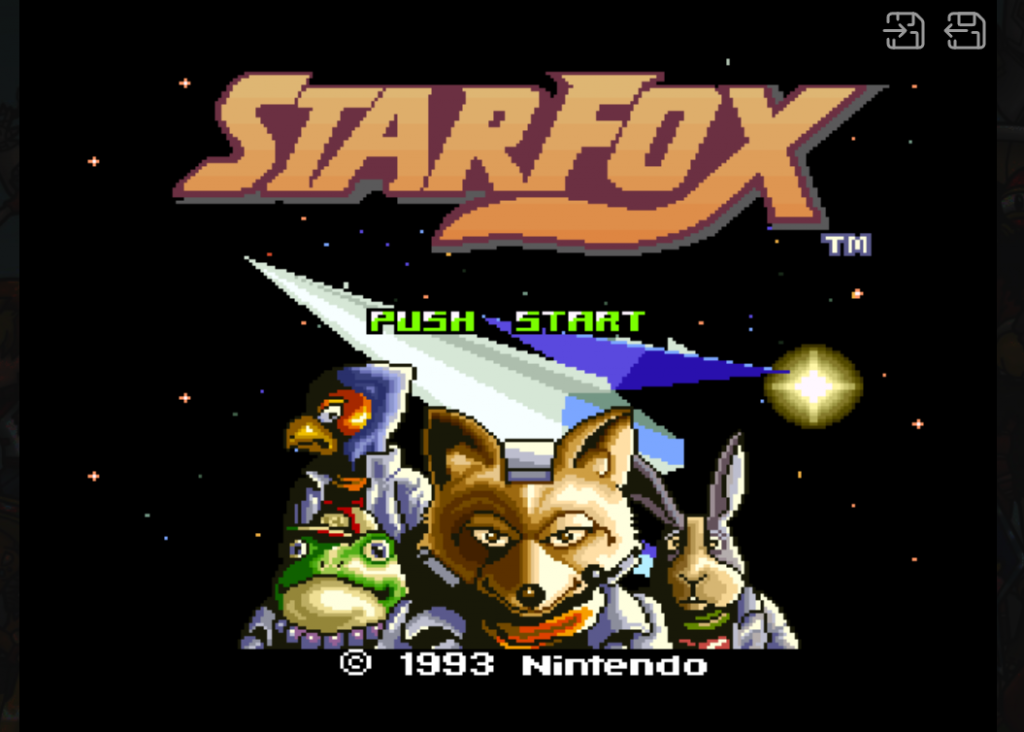 Star Fox (V1.2) : SNES Play Online in your browser