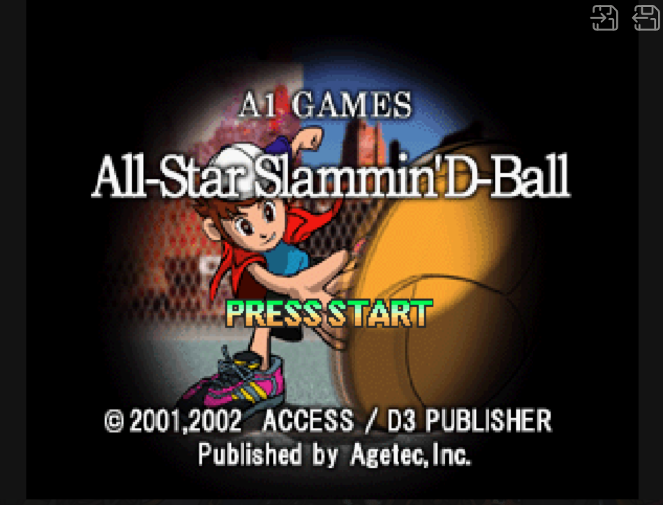 All-Star Slammin’ D-Ball (USA) : PlayStation 1 (PSX) Play Online in your browser