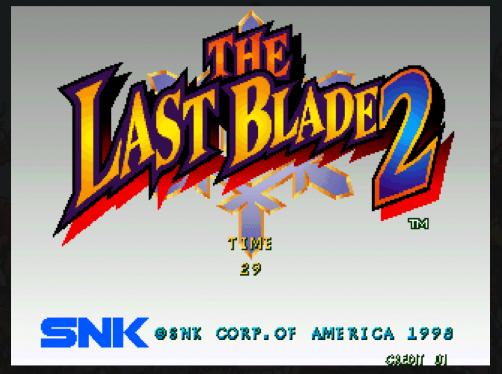 The Last Blade 2 : NEO-GEO Play Online in your browser