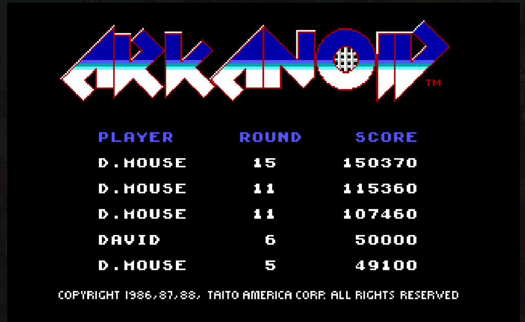 Arkanoid (1988) : DOS Game Play in Browser for FREE!