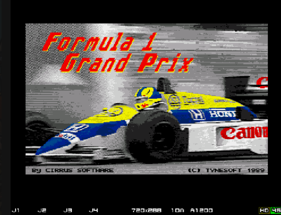 Formula 1 GrandPrix : Amiga Play Online in your browser