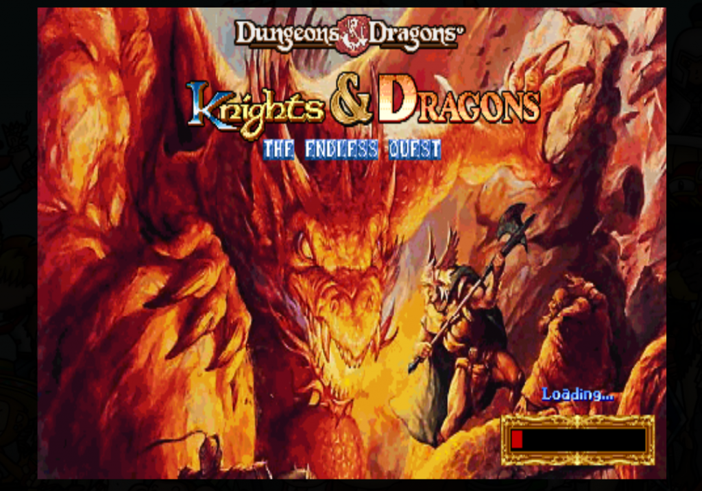 Knights & Dragons The Endless Quest V 3.3 : OpenBOR Play Online in your browser