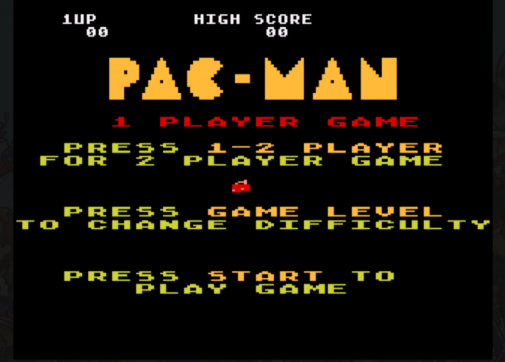 Pac Man (1982) : Atari 5200 Play Online in your browser