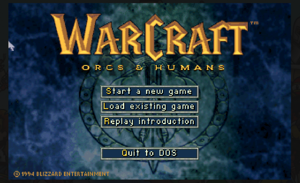 Warcraft Orcs And Humans 1.2 (1994)(Blizzard Entertainment) : DOS Game Play in Browser for FREE!