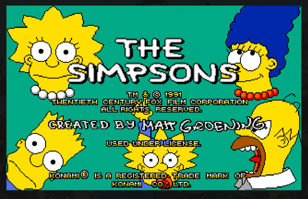 The Simpsons Arcade Game (1991) : DOS Game Play in Browser for FREE!