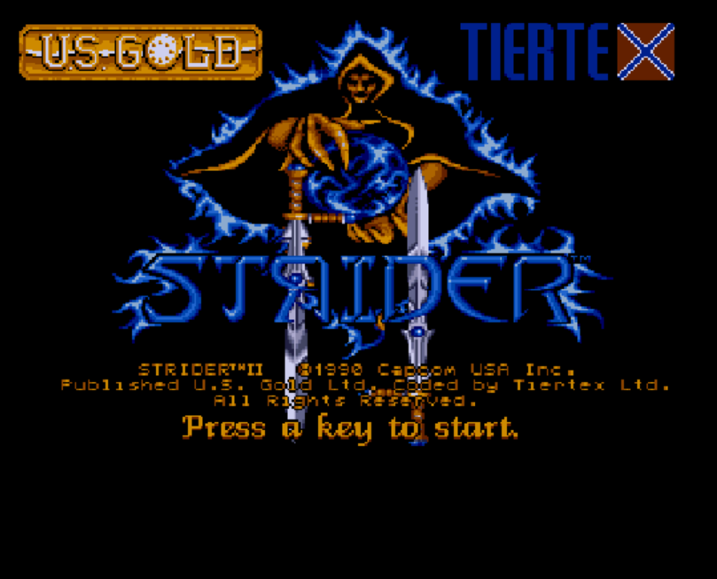 Strider II (Europe) : Amiga Play Online in your browser