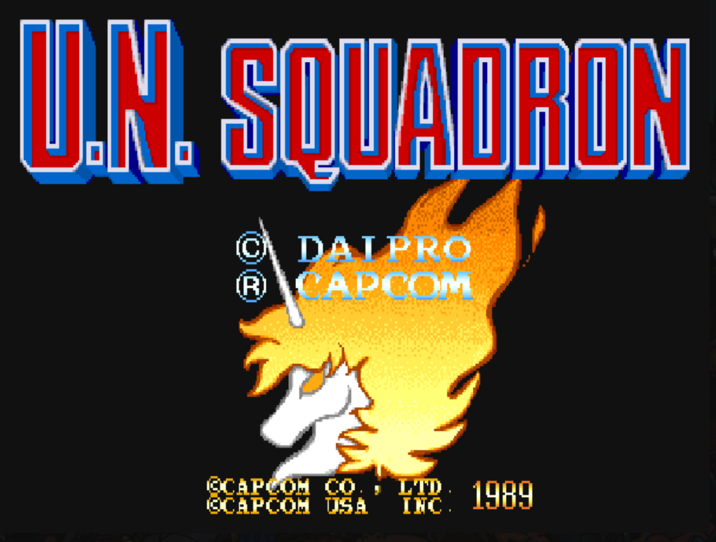 U.N. Squadron (US) : CAPCOM GS1 Play Online in your browser