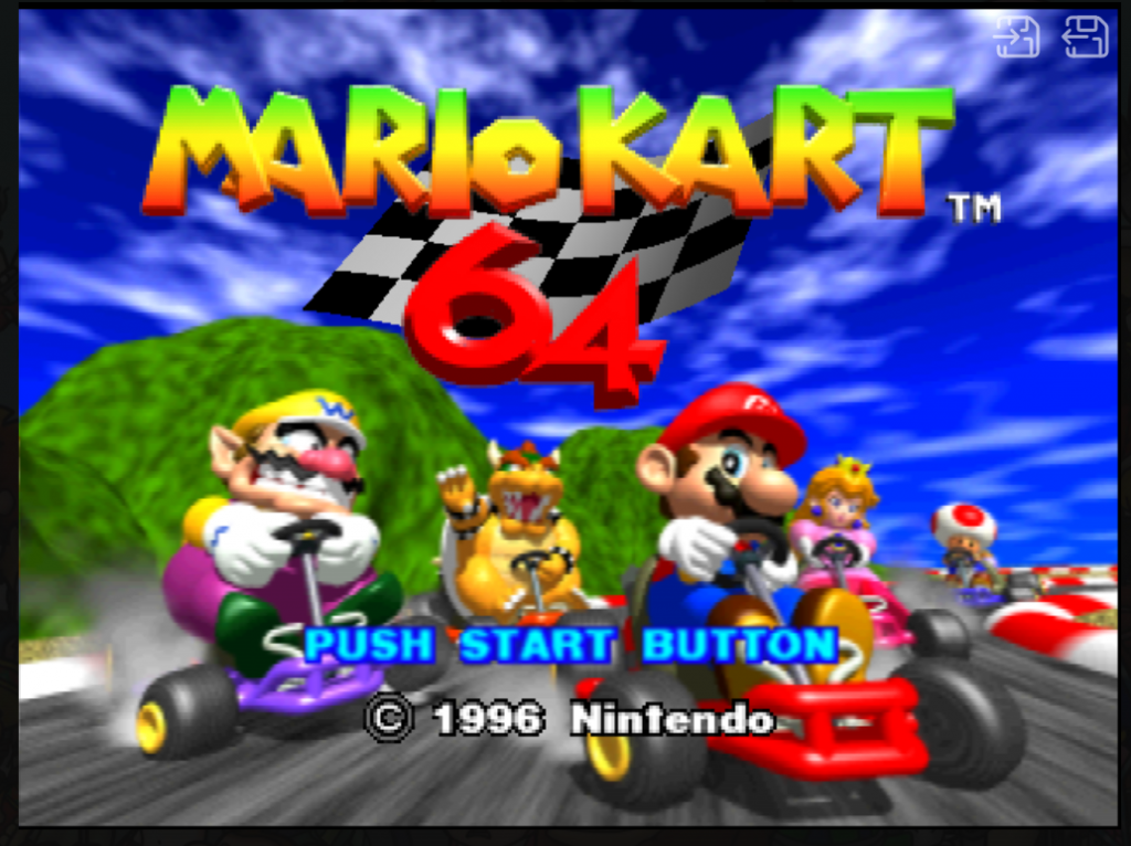 Mario Kart 64 (USA) : N64 Play Online in your browser