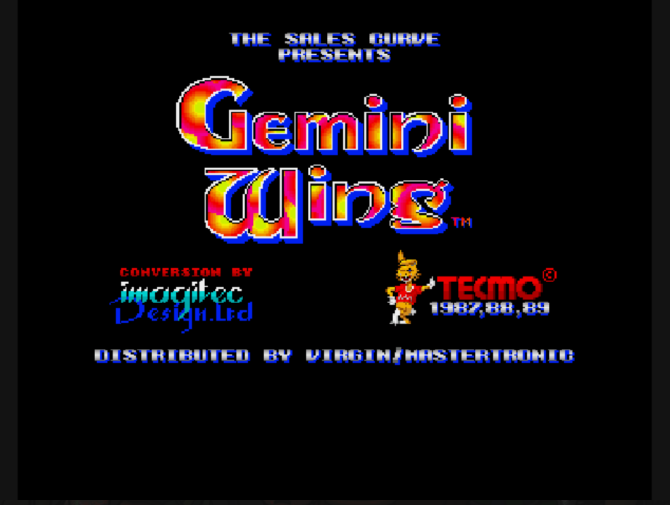 GeminiWing : Amiga Play Online in your browser