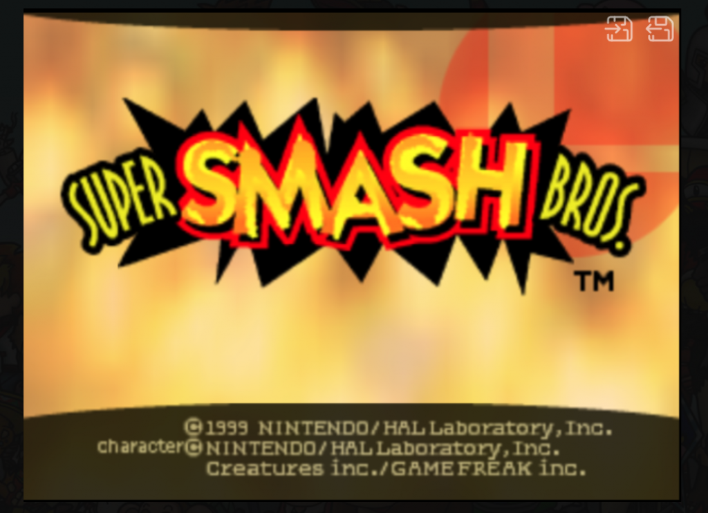 Super Smash Bros. (USA) : N64 Play Online in your browser