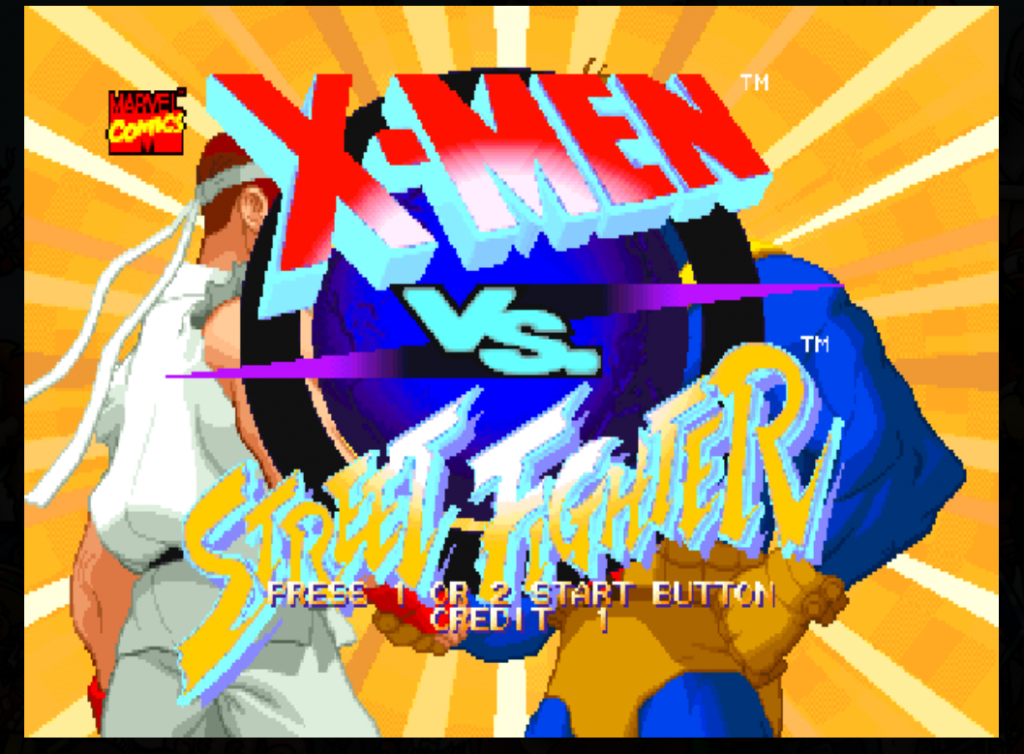 X-Men Vs. Street Fighter (Euro 961004) : MAME-243 Play Online in your browser
