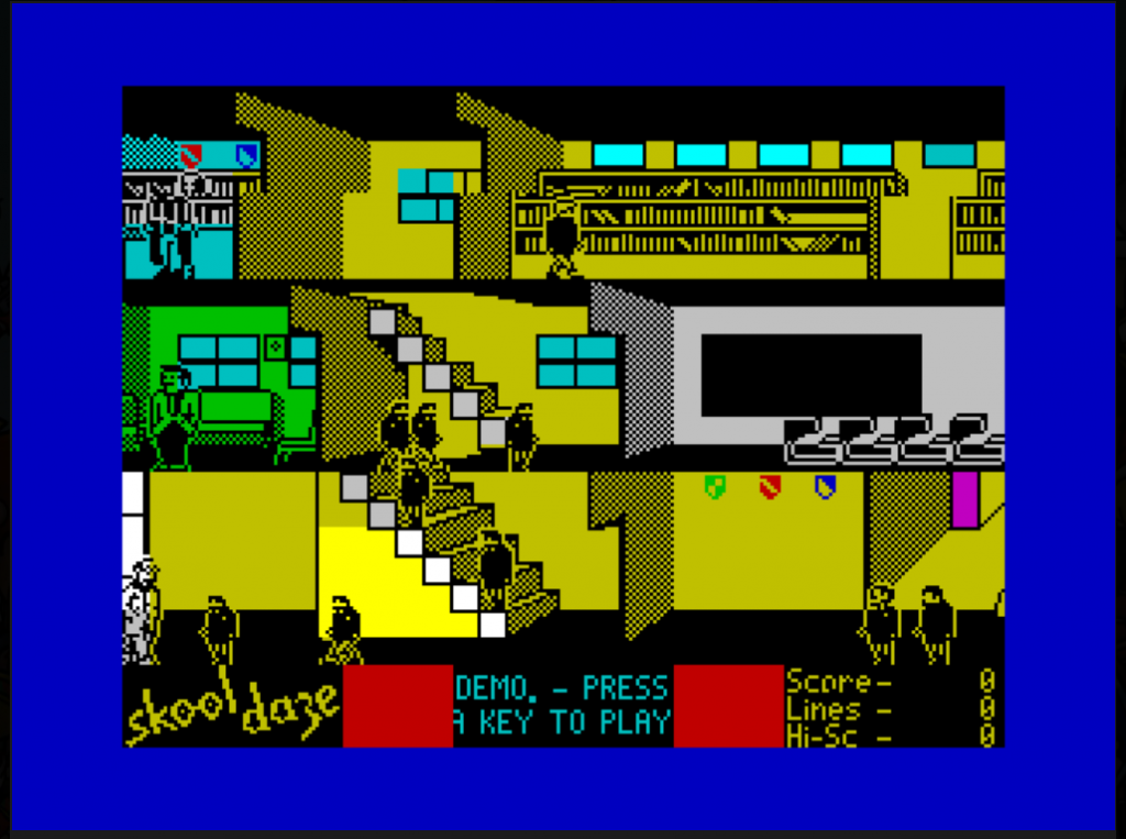 Skool Daze : Spectrum ZX 48K Play Online in your browser