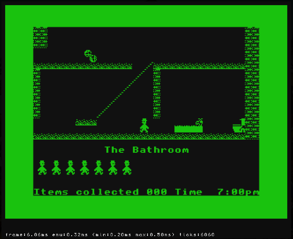 Jet Set Willy : ATOM Game Play in Browser for FREE!