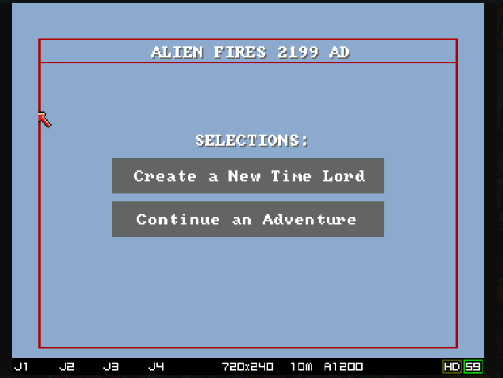 Alien Fires 2199 AD v1.0 : Amiga Play Online in your browser