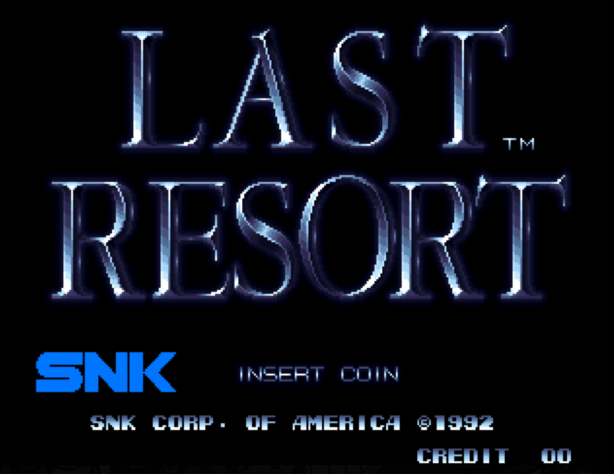 Last Resort – 1992 : NEO-GEO Play Online in your browser