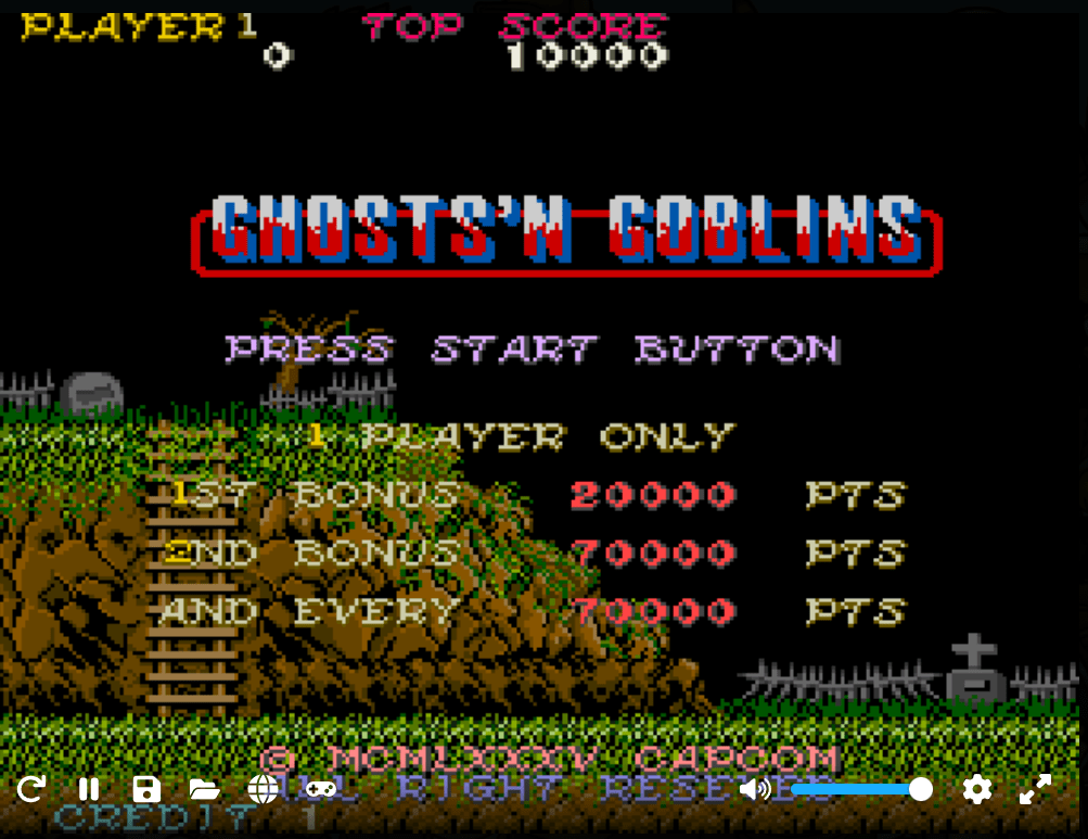 Ghosts ‘n Goblins : MAME-243 Play Online in your browser