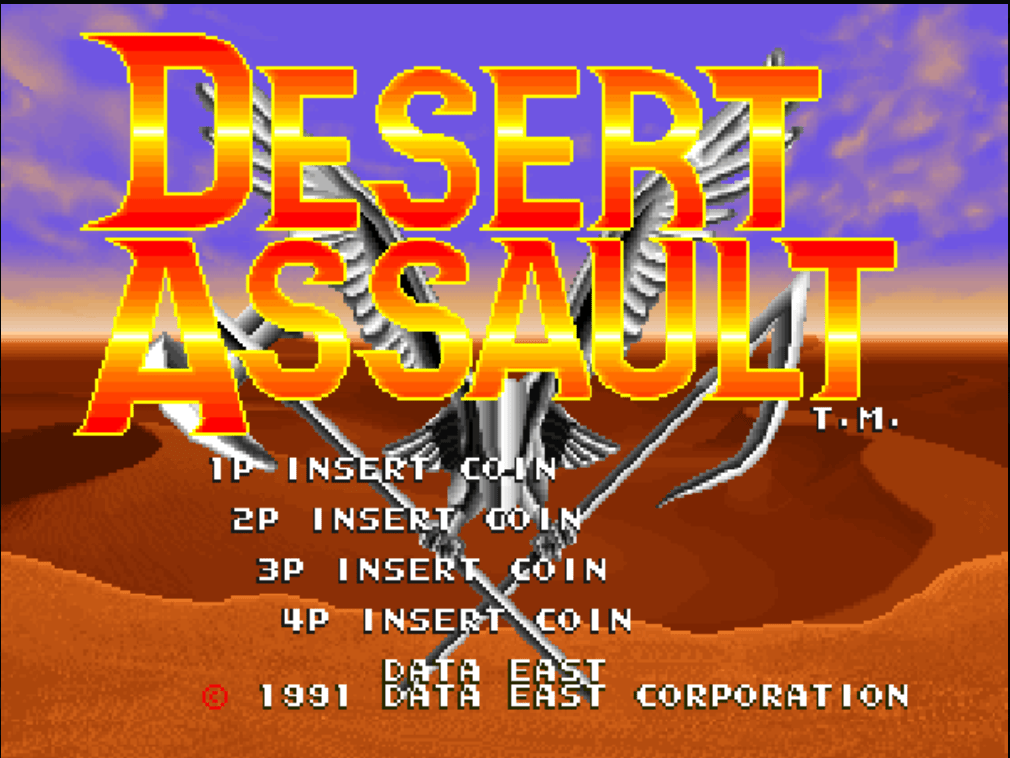 Desert Assault (US 4 Player) : MAME-2003 Play Online in your browser (CLONE)