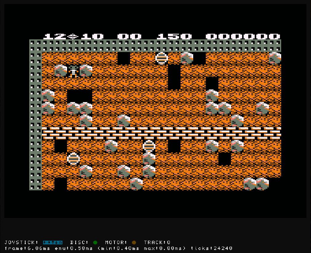 Boulderdash : Amstrad CPC Game Play in Browser for FREE!