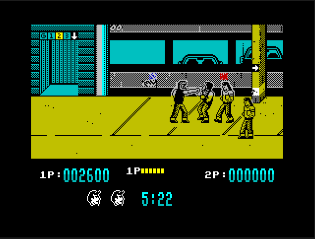 Renegade II – Target Renegade (1988)(Imagine Software) : Spectrum ZX 48K Play Online in your browser