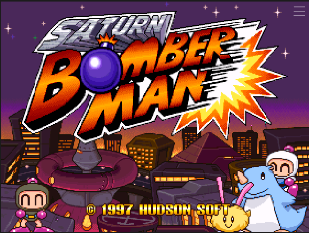 Saturn Bomberman (USA) : Sega Saturn Play Online in your browser