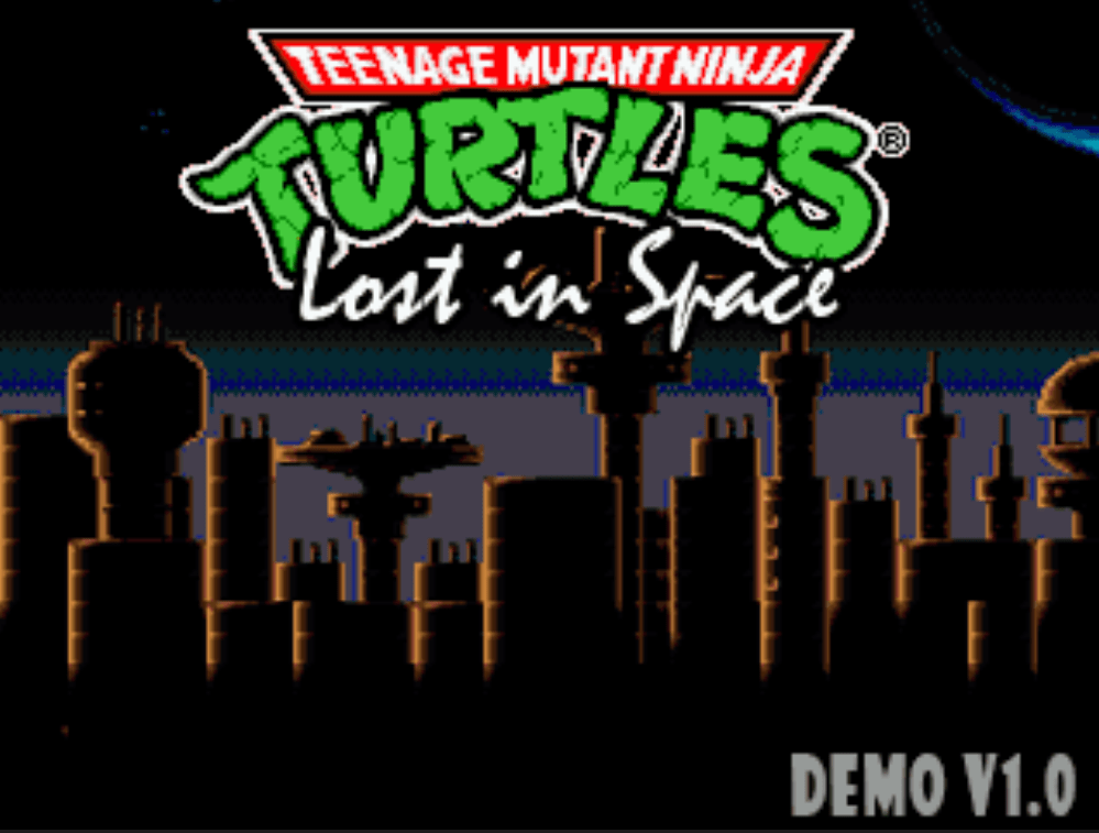 Teenage Mutant Ninja Turtles Lost in Space (DEMO) : OpenBOR Play Online in your browser
