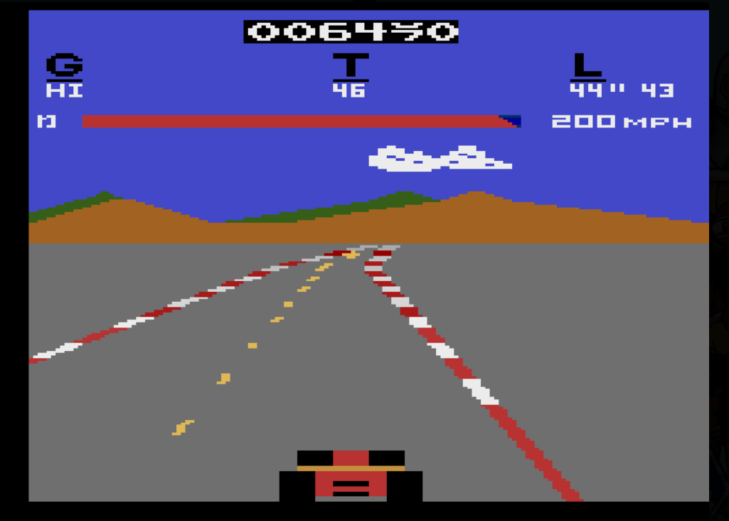 Pole Position (USA) : Atari 2600 Play Online in your browser