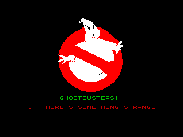 Ghostbusters (1984) (Activision) : Spectrum ZX 48K Play Online in your browser
