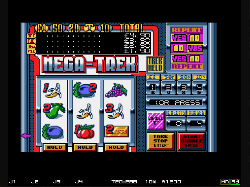 Advanced Fruit Machine Simulator v1.0 : Amiga Play Online in your browser