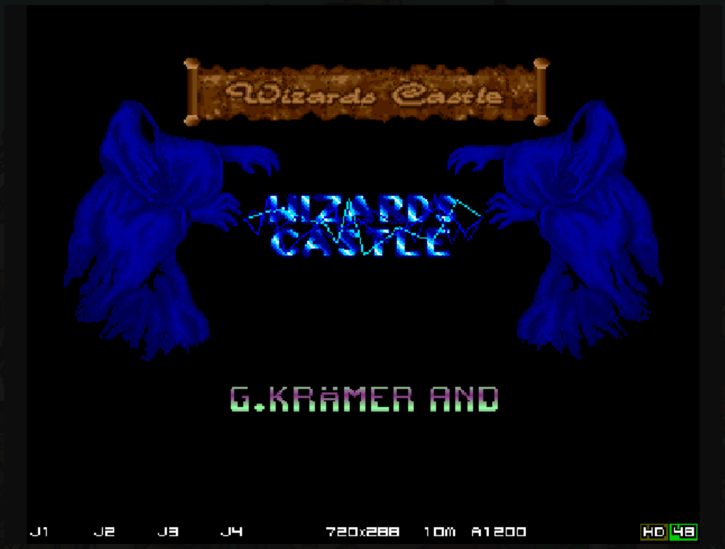 Wizards Castle v1.0 : Amiga Play Online in your browser