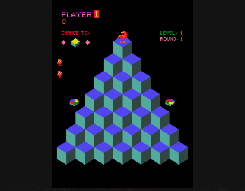 Q*bert (US set 1) (Q-bert) : MAME-2003 Play Online in your browser